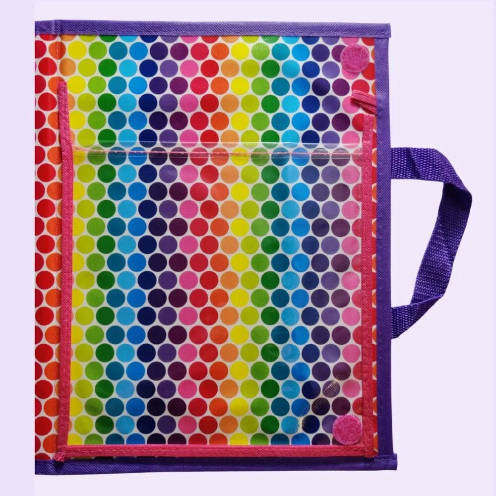 Lisa Frank Tikanni the Husky Dog Trifold Portfolio Art Case + HUGE Sticker Lot